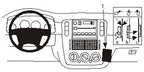 Brodit ProClip 852957 voor Ford Explorer 2002-2005 en Mercury Mountaineer 2002-2005 - productfoto zwarte ABS montagebasis