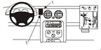 Brodit ProClip 852969 voor Jeep Liberty 2002-2007 en Jeep Cherokee 2002-2008 - productfoto zwarte ABS montagebasis