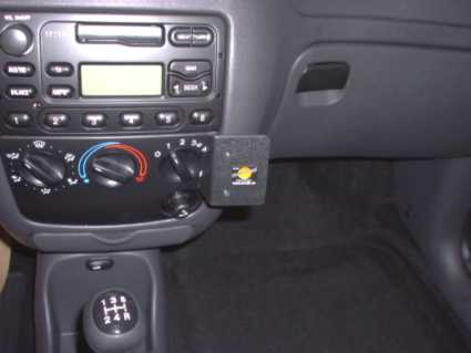 Brodit ProClip 853007 voor Ford Puma 2002-2009 en Ford Fiesta 1996-2002 - installatiepositie