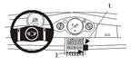Brodit ProClip 853013 voor Mini Cooper Convertible 2001-2007 en Mini Cooper 2001-2006 - productfoto zwarte ABS montagebasis