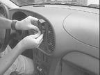 Brodit ProClip 853015 voor Saab 9-3 1998-2002 - detail van dashboardmontage