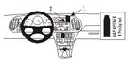 Brodit ProClip 853015 voor Saab 9-3 1998-2002 - productfoto zwarte ABS montagebasis