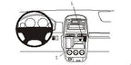 Brodit ProClip 853057 voor Honda CR-V 2002-2006 - productfoto zwarte ABS montagebasis