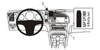 Brodit ProClip 853086 voor Saab 9-3 2003-2006 - productfoto zwarte ABS montagebasis