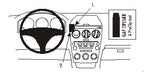 Brodit ProClip 853091 voor Mazda 6 2002-2007 en Mazda 6 2003-2004 - productfoto zwarte ABS montagebasis