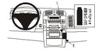 Brodit ProClip 853093 voor Cadillac SRX 2004-2006 en Cadillac CTS 2003-2007 - productfoto zwarte ABS montagebasis