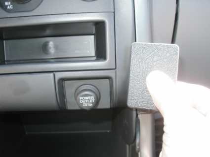 Brodit ProClip 853097 voor Honda Pilot 2003-2008 - detail van dashboardmontage