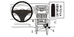 Brodit ProClip 853097 voor Honda Pilot 2003-2008 - productfoto zwarte ABS montagebasis