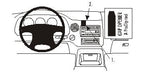 Brodit ProClip 853106 voor Ford Expedition 2003-2006 - productfoto zwarte ABS montagebasis
