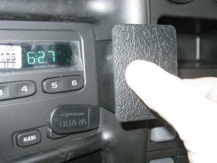 Brodit ProClip 853117 voor Chevrolet Kodiak-series 2002-2009, Chevrolet C-series 2002-2009 e.a. - detail van dashboardmontage