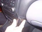 Brodit ProClip 853135 voor Nissan Almera 2003-2007 - detail van dashboardmontage