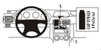 Brodit ProClip 853137 voor Subaru Forester 2003-2007 - productfoto zwarte ABS montagebasis