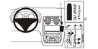 Brodit ProClip 853140 voor Hyundai Getz 2002-2005 - productfoto zwarte ABS montagebasis