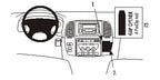 Brodit ProClip 853162 voor Toyota LandCruiser 100 2002-2007 en Toyota LandCruiser 2003-2007 - productfoto zwarte ABS montagebasis