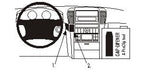 Brodit ProClip 853174 voor Kia Sorento 2002-2007 - productfoto zwarte ABS montagebasis