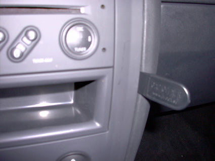 Brodit ProClip 853182 voor Renault Mégane II 2003-2009 - montagepositie op dashboard