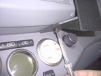 Brodit ProClip 853202 voor Nissan Micra 2003-2010 - detail van dashboardmontage