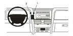 Brodit ProClip 853218 voor Lincoln Aviator 2003-2009 - productfoto zwarte ABS montagebasis