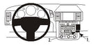 Brodit ProClip 853237 voor Nissan Murano 2003-2008 - productfoto zwarte ABS montagebasis