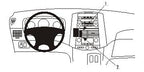 Brodit ProClip 853241 voor Toyota Sienna 2004-2010 - productfoto zwarte ABS montagebasis
