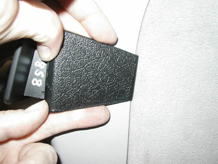 Brodit ProClip 853247 voor Mercedes Benz S-Class 2003-2005 - ProClip geplaatst in het voertuig