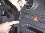 Brodit ProClip 853269 voor Audi S3 2005-2007, Audi S3 2003-2006 e.a. - ProClip geplaatst in het voertuig