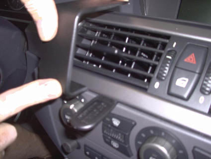 Brodit ProClip 853281 voor BMW 5-series M5 E60, E61 2004-2010 - ProClip geplaatst in het voertuig