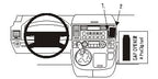 Brodit ProClip 853290 voor Volkswagen Multivan 2003-2009 - productfoto zwarte ABS montagebasis