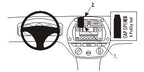 Brodit ProClip 853293 voor Toyota RAV 4 2001-2003 - productfoto zwarte ABS montagebasis