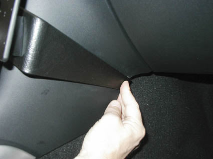 Brodit ProClip 853302 voor Mazda RX-8 2004-2008 - detail van dashboardmontage