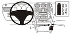Brodit ProClip 853321 voor Toyota Camry Solara 2004-2010 - productfoto zwarte ABS montagebasis