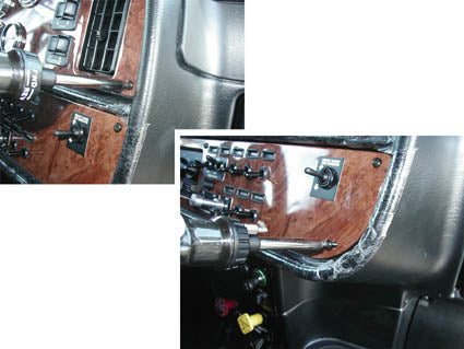 Brodit ProClip 853331 voor Peterbilt Model 385 2000-2007, Peterbilt Model 379 2000-2007 e.a. - montagepositie op dashboard