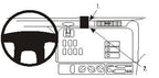 Brodit ProClip 853335 voor Freightliner Coronado 2003-2018, Freightliner Columbia 2001-2007 e.a. - productfoto zwarte ABS montagebasis
