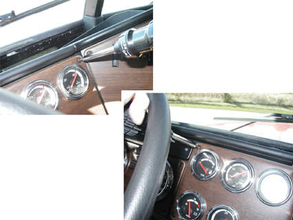 Brodit ProClip 853338 voor Freightliner FDL 120 1988-2009, Freightliner Classic XL 1988-2009 en Freightliner Classic 1988-2009 - montagepositie op dashboard