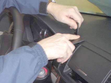 Brodit ProClip 853346 voor Subaru Outback 2004-2009 en Subaru Legacy 2004-2009 - ProClip geplaatst in het voertuig