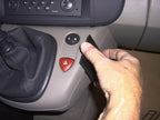 Brodit ProClip 853352 voor Renault Scénic 2004-2009 - montagepositie op dashboard