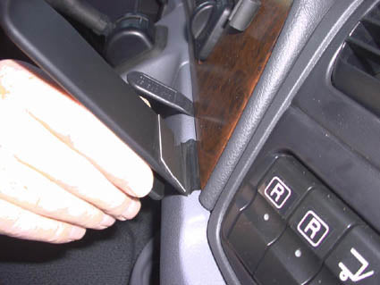 Brodit ProClip 853355 voor Mercedes Benz Actros 2003-2013 - ProClip geplaatst in het voertuig