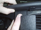 Brodit ProClip 853383 voor Jaguar XJ 2003-2009 - detail van dashboardmontage