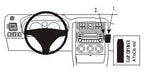 Brodit ProClip 853406 voor Suzuki Liana 2004-2006 en Suzuki Aerio 2005-2009 - productfoto zwarte ABS montagebasis