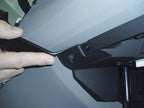 Brodit ProClip 853408 voor BMW X3 2004-2010 - montagepositie op dashboard