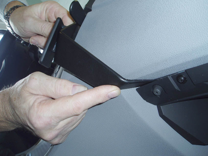 Brodit ProClip 853408 voor BMW X3 2004-2010 - ProClip geplaatst in het voertuig