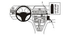 Brodit ProClip 853408 voor BMW X3 2004-2010 - productfoto zwarte ABS montagebasis