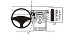 Brodit ProClip 853444 voor Scion xB 2004-2007 - productfoto zwarte ABS montagebasis