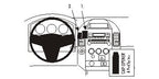 Brodit ProClip 853449 voor Infiniti QX56 2004-2007, Nissan Titan 2004-2007 en Nissan Armada 2004-2007 - productfoto zwarte ABS montagebasis