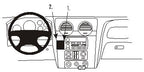 Brodit ProClip 853467 voor GMC Envoy XUV 2004-2009 en GMC Envoy 2002-2010 - productfoto zwarte ABS montagebasis