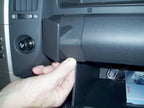 Brodit ProClip 853478 voor Toyota SportsVan 2005-2007 en Toyota Corolla Verso 2004-2009 - detail van dashboardmontage
