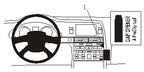 Brodit ProClip 853480 voor Audi S6 2004-2010, Audi A6 2004-2010 en Audi A6 2005-2011 - productfoto zwarte ABS montagebasis