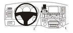 Brodit ProClip 853486 voor Lexus RX Series 2004-2009 - productfoto zwarte ABS montagebasis