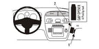 Brodit ProClip 853492 voor Seat Toledo 2004-2009, Seat Altea XL 2008-2015 en Seat Altea 2004-2014 - productfoto zwarte ABS montagebasis