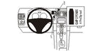 Brodit ProClip 853500 voor Volvo V50 2004-2012, Volvo S40 2004-2012 e.a. - productfoto zwarte ABS montagebasis